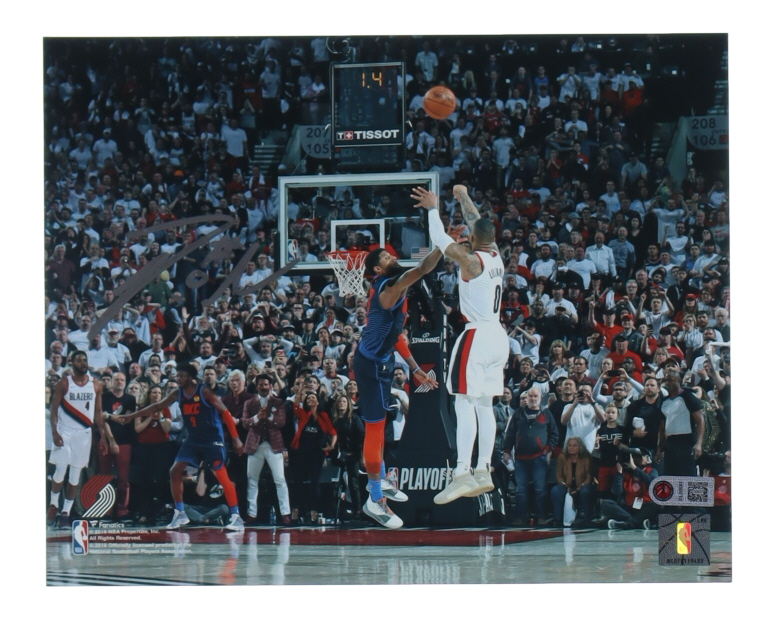 Damian Lillard Signed Trail Blazers 8x10 Photo (Lillard) at PristineAuction.com Damian Lillard Signed Trail Blazers 8x10 Photo (Lillard) at PristineAuction.com