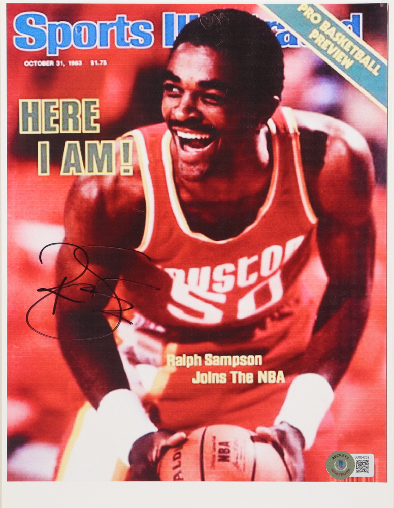 Ralph Sampson Signed Rockets 8x10 Photo (Beckett) | Pristine Auction