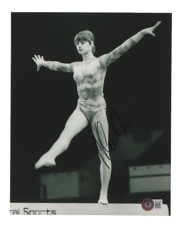 Nadia Comaneci Signed 8x10 Photo (Beckett) at PristineAuction.com Nadia Comaneci Signed 8x10 Photo (Beckett) at PristineAuction.com