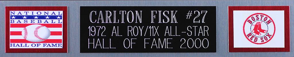 Carlton Fisk Signed 35x43 Custom Framed Jersey Display (JSA) at PristineAuction.com Carlton Fisk Signed 35x43 Custom Framed Jersey Display (JSA) at PristineAuction.com