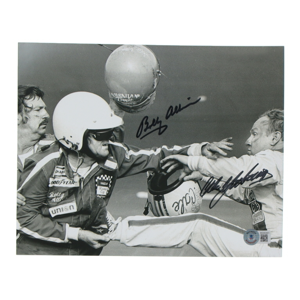 Cale Yarborough & Bobby Allison Signed 8x10 Photo (Beckett) Pristine