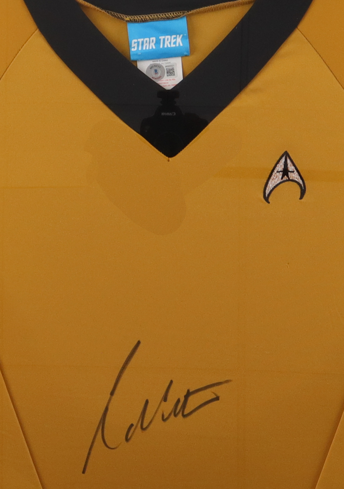 William Shatner Signed Custom Framed Shirt Display (Beckett) at PristineAuction.com William Shatner Signed Custom Framed Shirt Display (Beckett) at PristineAuction.com