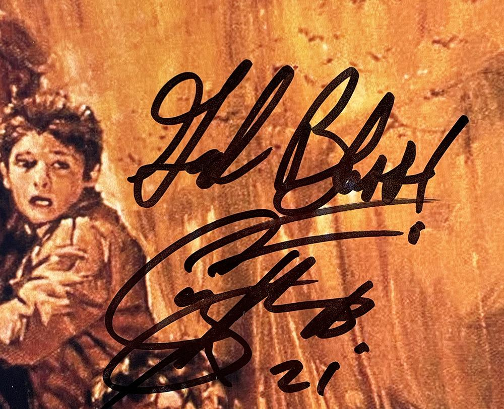 Corey Feldman, Ke Huy Quan & Jeff Cohen Signed "The Goonies" 11x17