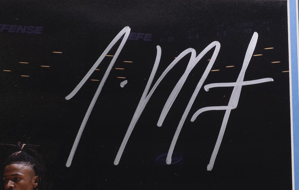 Ja Morant Signed Grizzlies Custom Framed Photo Display (JSA) at PristineAuction.com Ja Morant Signed Grizzlies Custom Framed Photo Display (JSA) at PristineAuction.com