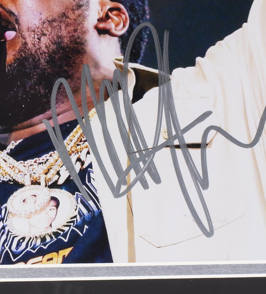 Meek Mill Signed Custom Framed Photo Display (Beckett) at PristineAuction.com Meek Mill Signed Custom Framed Photo Display (Beckett) at PristineAuction.com