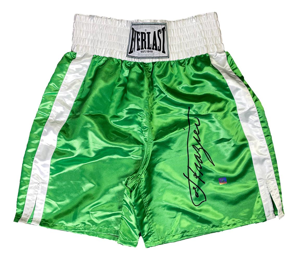 Joe Frazier Signed Boxing Trunks (Beckett) at PristineAuction.com Joe Frazier Signed Boxing Trunks (Beckett) at PristineAuction.com