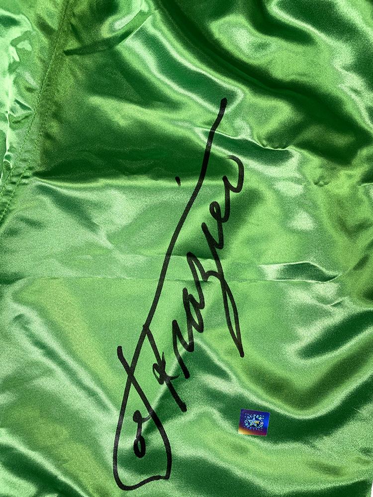 Joe Frazier Signed Boxing Trunks (Beckett) at PristineAuction.com Joe Frazier Signed Boxing Trunks (Beckett) at PristineAuction.com