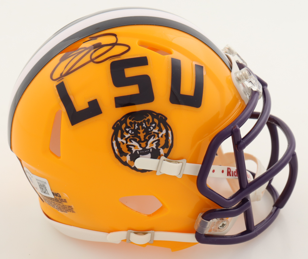 Odell Beckham Jr. Signed LSU Tigers Speed Mini Helmet (Beckett) at PristineAuction.com Odell Beckham Jr. Signed LSU Tigers Speed Mini Helmet (Beckett) at PristineAuction.com