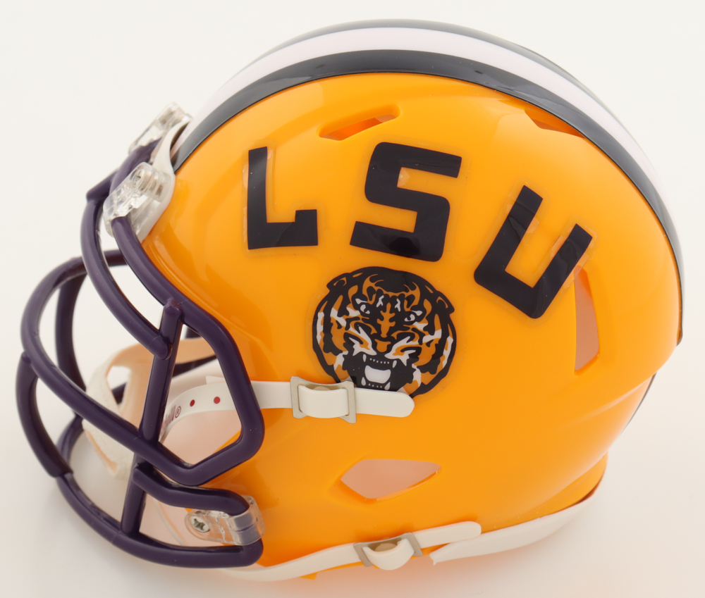 Odell Beckham Jr. Signed LSU Tigers Speed Mini Helmet (Beckett) at PristineAuction.com Odell Beckham Jr. Signed LSU Tigers Speed Mini Helmet (Beckett) at PristineAuction.com