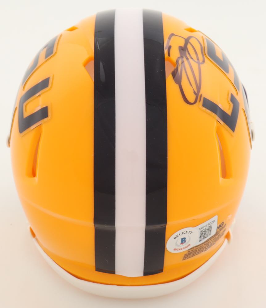 Odell Beckham Jr. Signed LSU Tigers Speed Mini Helmet (Beckett) at PristineAuction.com Odell Beckham Jr. Signed LSU Tigers Speed Mini Helmet (Beckett) at PristineAuction.com