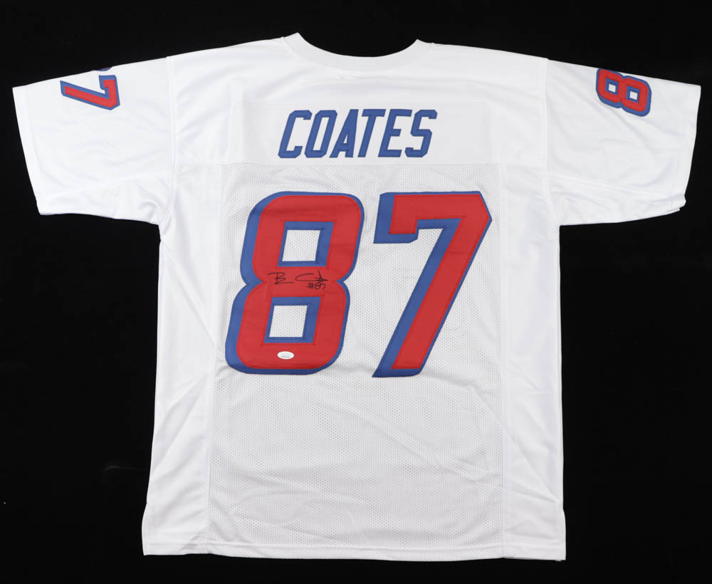 Ben Coates Signed Jersey (JSA) (See Description) at PristineAuction.com Ben Coates Signed Jersey (JSA) (See Description) at PristineAuction.com