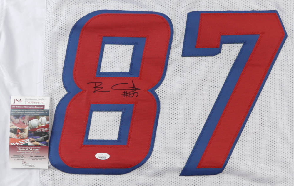 Ben Coates Signed Jersey (JSA) (See Description) at PristineAuction.com Ben Coates Signed Jersey (JSA) (See Description) at PristineAuction.com