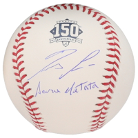 Ronald Acuna Jr Signed Braves 150th Anniversary OML Baseball Inscribed "Acuna Matata" (JSA & USA SM) at PristineAuction.com