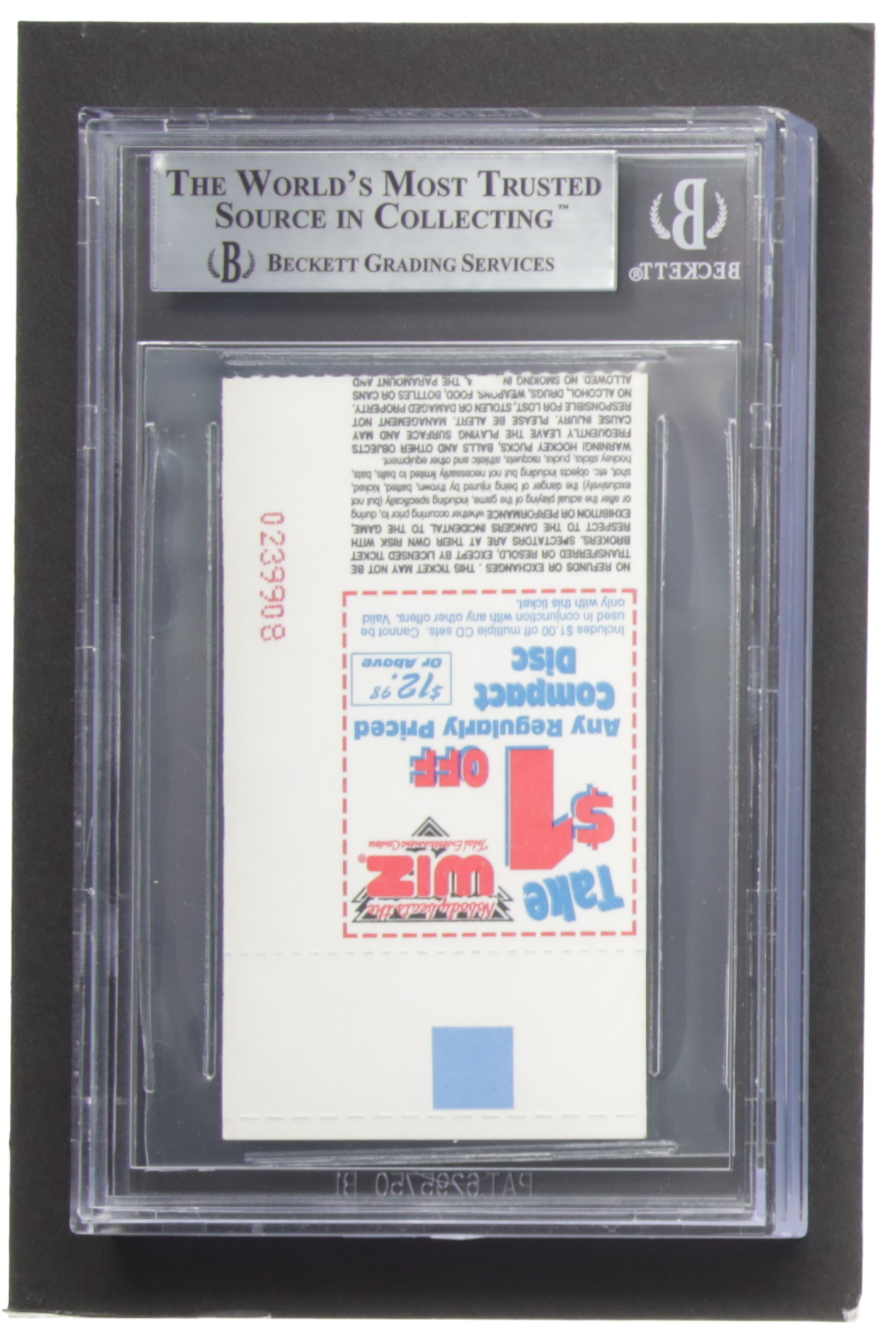 Ahmed Johnson Signed 1995 WWF World Tour de Force Ticket Stub (BGS) at PristineAuction.com Ahmed Johnson Signed 1995 WWF World Tour de Force Ticket Stub (BGS) at PristineAuction.com
