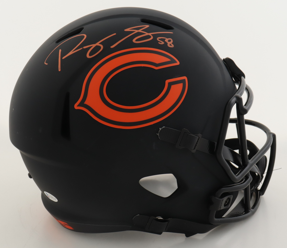 Roquan Smith Signed Bears Full-Size Eclipse Alternate Speed Helmet (Beckett) at PristineAuction.com Roquan Smith Signed Bears Full-Size Eclipse Alternate Speed Helmet (Beckett) at PristineAuction.com