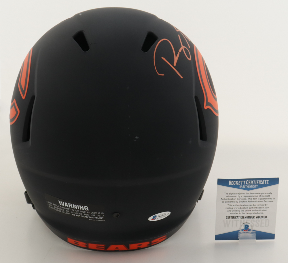 Roquan Smith Signed Bears Full-Size Eclipse Alternate Speed Helmet (Beckett) at PristineAuction.com Roquan Smith Signed Bears Full-Size Eclipse Alternate Speed Helmet (Beckett) at PristineAuction.com