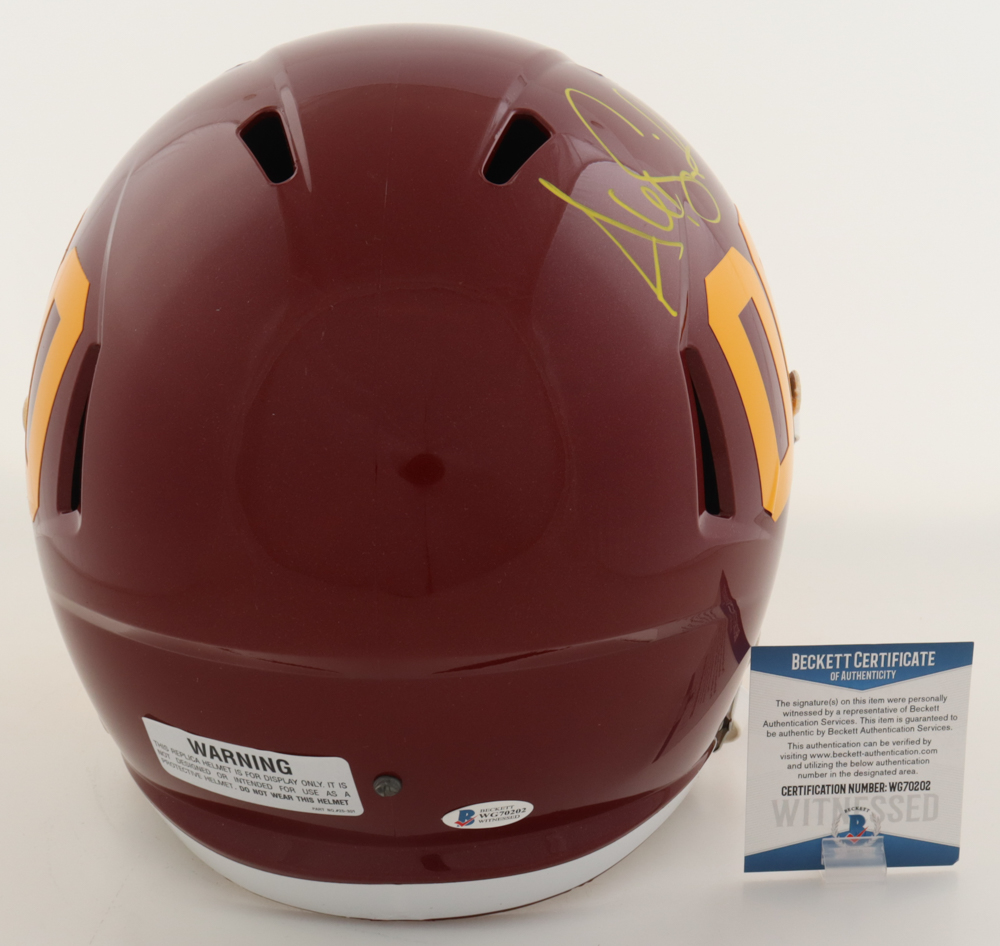 Alex Smith Signed Washington Full-Size Speed Helmet (Beckett) at PristineAuction.com Alex Smith Signed Washington Full-Size Speed Helmet (Beckett) at PristineAuction.com