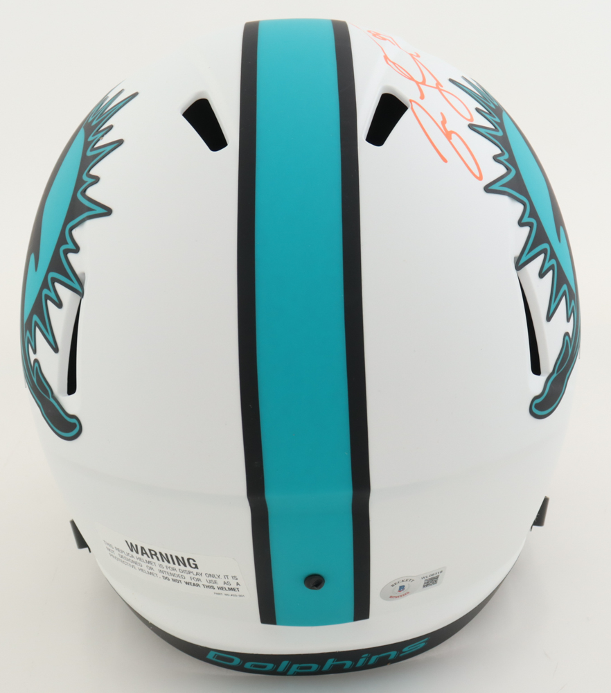 Jason Taylor Signed Dolphins Full-Size Lunar Eclipse Alternate Speed Helmet (Beckett) at PristineAuction.com Jason Taylor Signed Dolphins Full-Size Lunar Eclipse Alternate Speed Helmet (Beckett) at PristineAuction.com