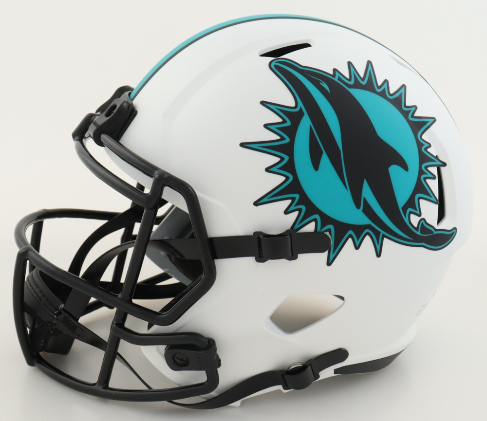 Jason Taylor Signed Dolphins Full-Size Lunar Eclipse Alternate Speed Helmet (Beckett) at PristineAuction.com Jason Taylor Signed Dolphins Full-Size Lunar Eclipse Alternate Speed Helmet (Beckett) at PristineAuction.com