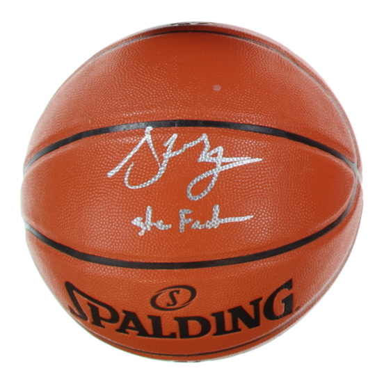 Steve Francis Signed Official NBA Game Ball Series Basketball Inscribed "Stevie Franchise" (Beckett) at PristineAuction.com Steve Francis Signed Official NBA Game Ball Series Basketball Inscribed "Stevie Franchise" (Beckett) at PristineAuction.com