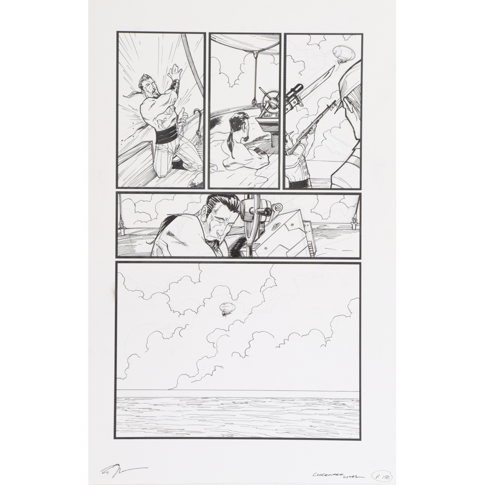 Tom Hodges "Clockwork Lives The Graphic Novel" Signed ORIGINAL 11