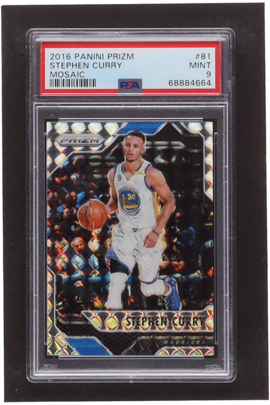 Stephen Curry 2016-17 Panini Prizm Mosaic #81 (PSA 9) at PristineAuction.com Stephen Curry 2016-17 Panini Prizm Mosaic #81 (PSA 9) at PristineAuction.com