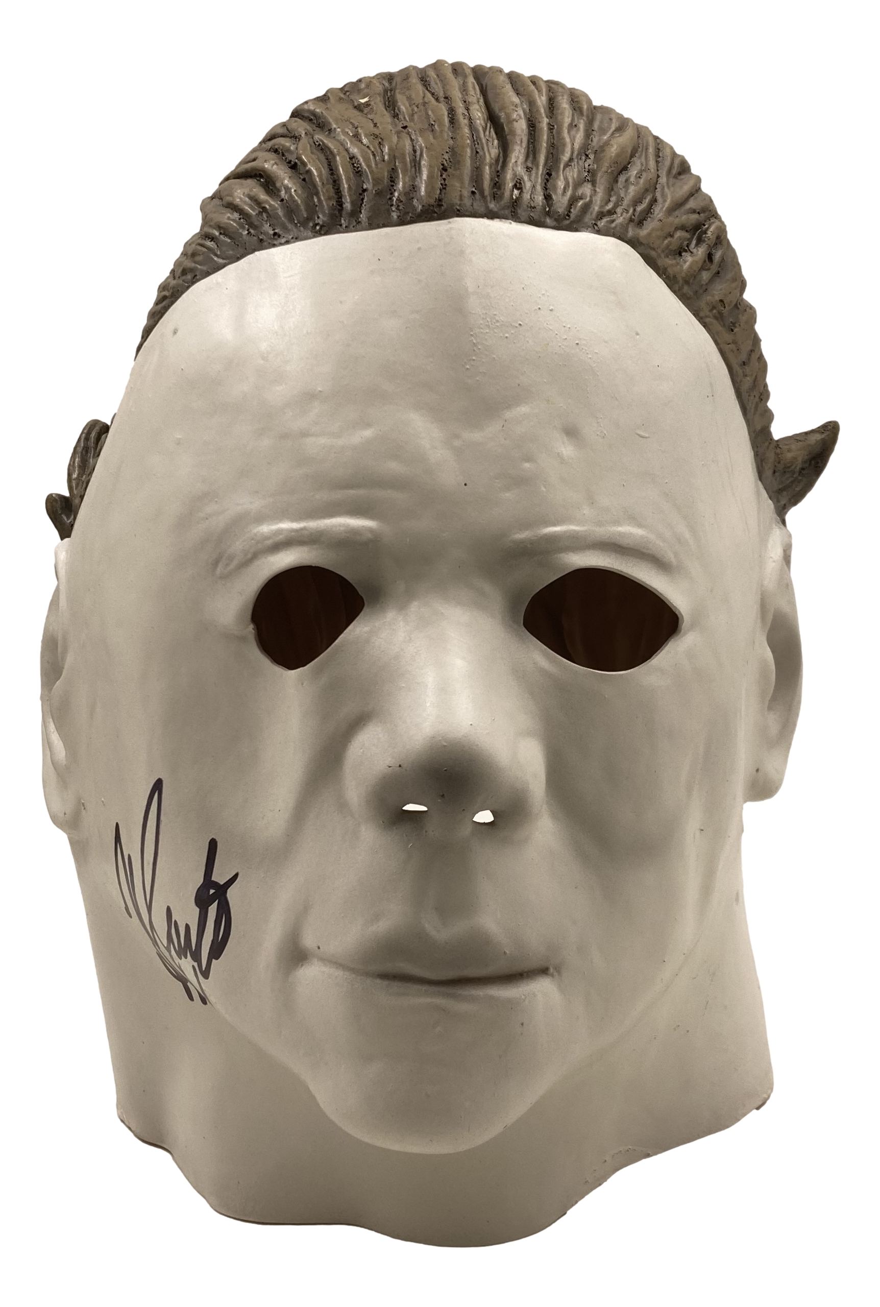 Nick Castle Signed "Halloween" Michael Myers Mask Inscribed "The Shape" (JSA) at PristineAuction.com Nick Castle Signed "Halloween" Michael Myers Mask Inscribed "The Shape" (JSA) at PristineAuction.com