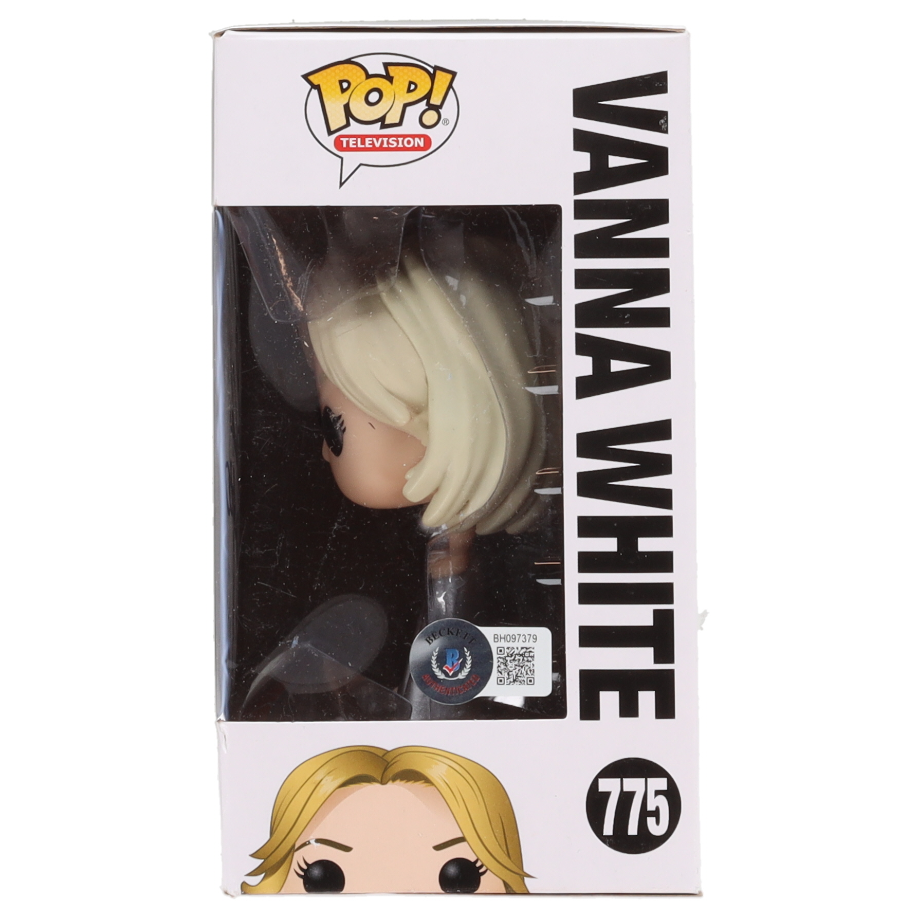 Vanna White Signed "Wheel of Fortune" #775 Funko Pop! Vinyl Figure with Hand Drawn Heart (Beckett) at PristineAuction.com Vanna White Signed "Wheel of Fortune" #775 Funko Pop! Vinyl Figure with Hand Drawn Heart (Beckett) at PristineAuction.com