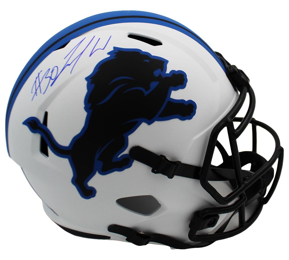 Jamaal Williams Signed Lions Full-Size Lunar Eclipse Alternate Speed Helmet (Radtke) at PristineAuction.com Jamaal Williams Signed Lions Full-Size Lunar Eclipse Alternate Speed Helmet (Radtke) at PristineAuction.com