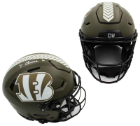 Ja'Marr Chase Signed Bengals Full-Size Authentic On-Field Salute to Service Alternate Speedflex Helmet (Radtke) at PristineAuction.com