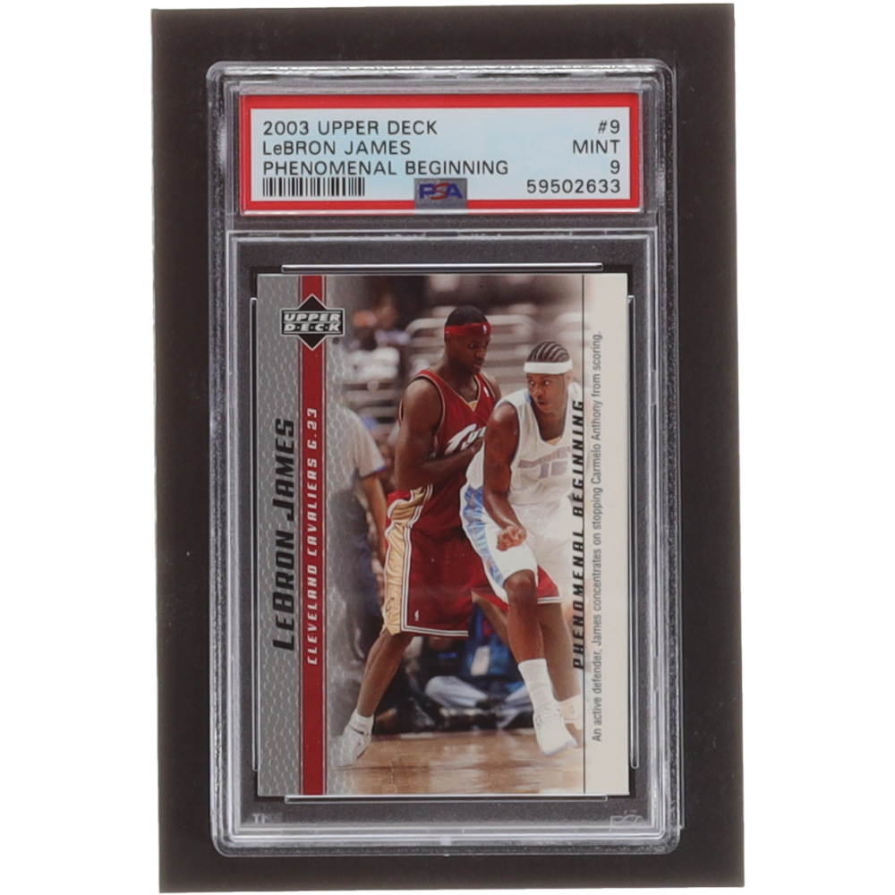 upper deck lebron james phenomenal beginning