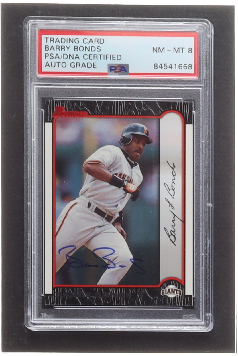 Barry Bonds Signed 1999 Bowman #34 (PSA) at PristineAuction.com Barry Bonds Signed 1999 Bowman #34 (PSA) at PristineAuction.com