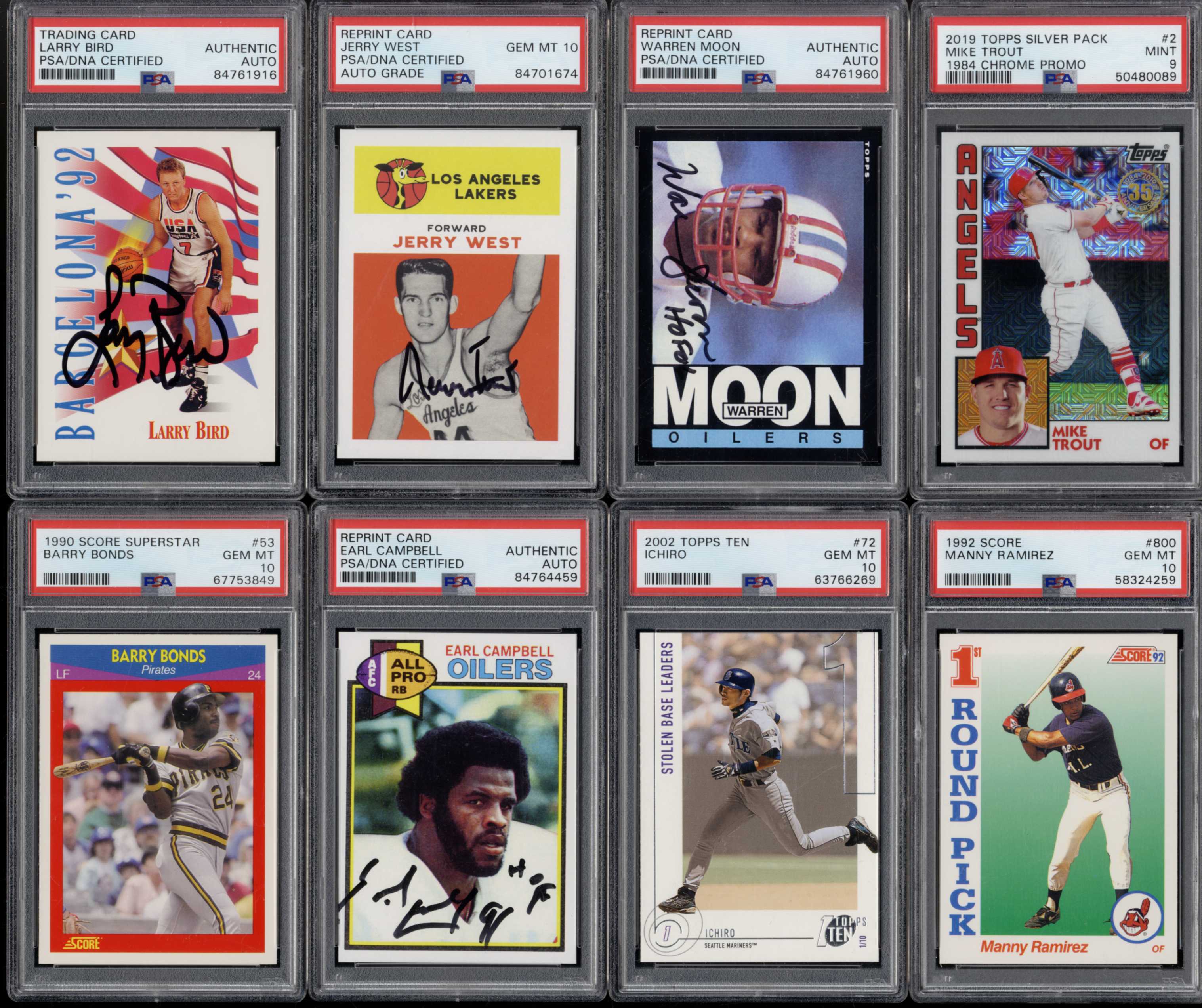 2023 Timeless Authentic “PSA Graded Card Collection” Mystery Box Series 79 at PristineAuction.com 2023 Timeless Authentic “PSA Graded Card Collection” Mystery Box Series 79 at PristineAuction.com