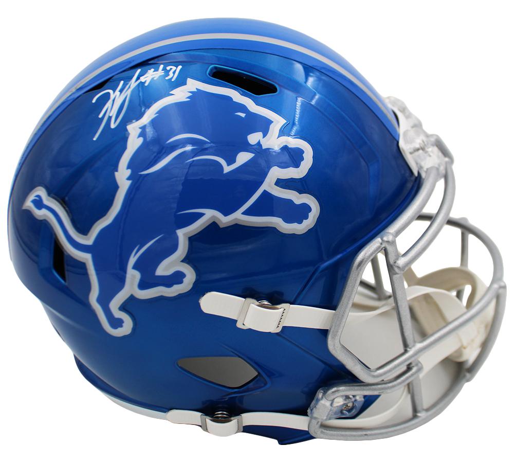 Kerby Joseph Signed Lions Full Size Helmet (Radtke) at PristineAuction.com Kerby Joseph Signed Lions Full Size Helmet (Radtke) at PristineAuction.com