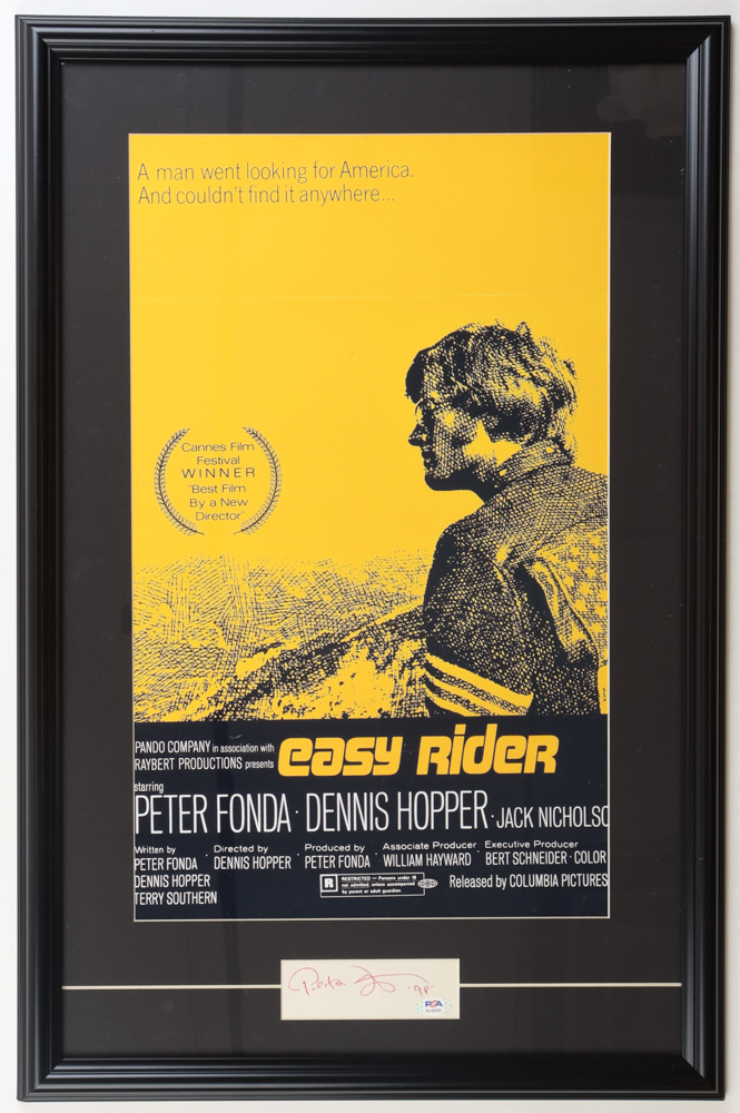 Peter Fonda Signed 