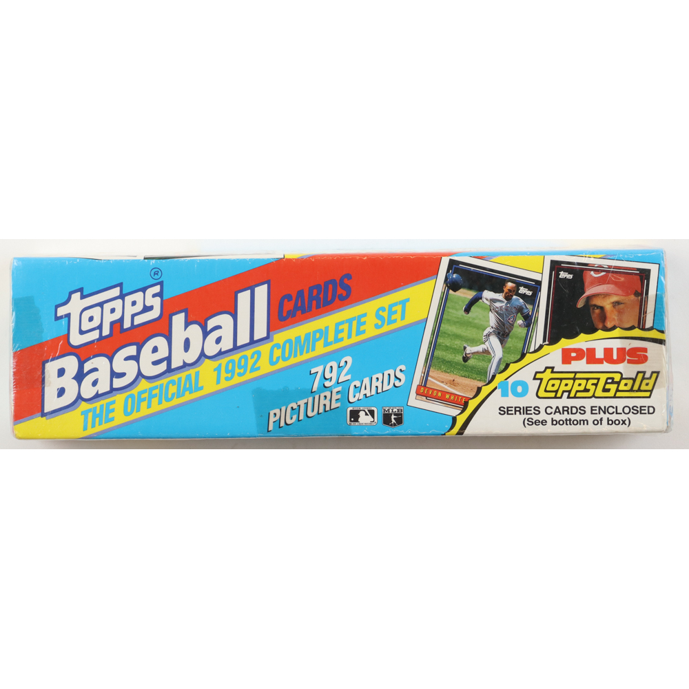 1992 Topps Baseball Complete Set of (792) Cards with Manny Ramirez 156