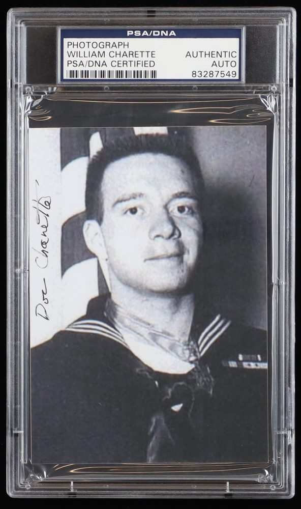 William R. Charette William R. Charette Signed 3.5x5 Photo (PSA Encapsulated) | Pristine ...