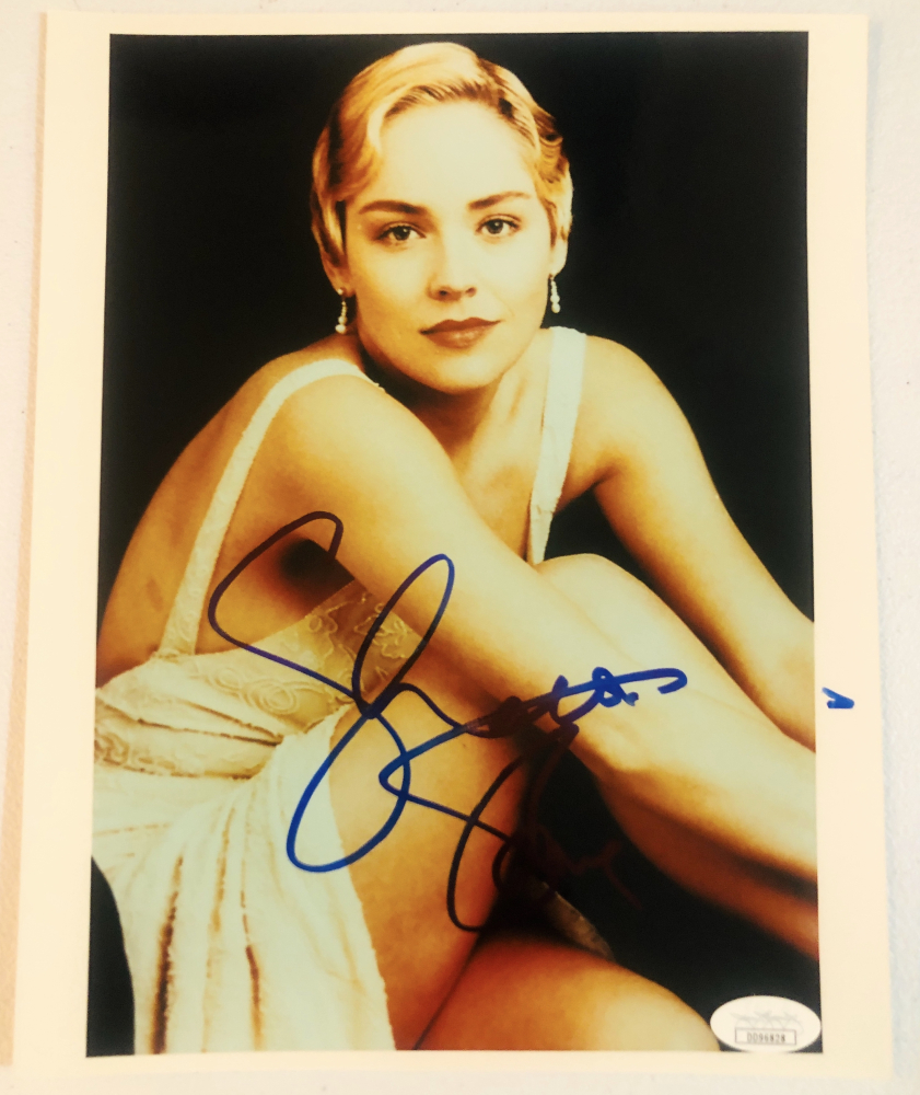 SHARON STONE signed autographed photo COA Hologram