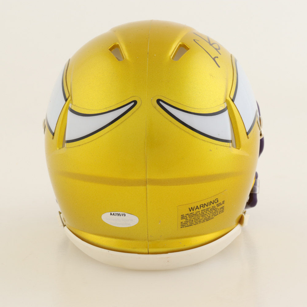 Cris Carter Signed Vikings Flash Alternate Speed Mini Helmet (Schwartz) at PristineAuction.com Cris Carter Signed Vikings Flash Alternate Speed Mini Helmet (Schwartz) at PristineAuction.com
