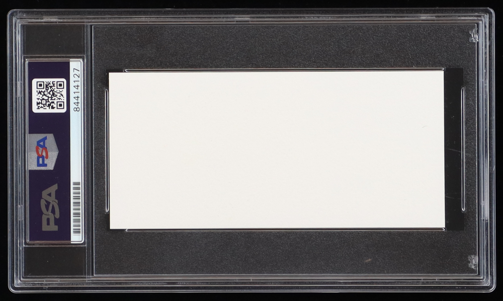 Jeana Yeager Signed 2.25x5 Cut (PSA Encapsulated) at PristineAuction.com Jeana Yeager Signed 2.25x5 Cut (PSA Encapsulated) at PristineAuction.com