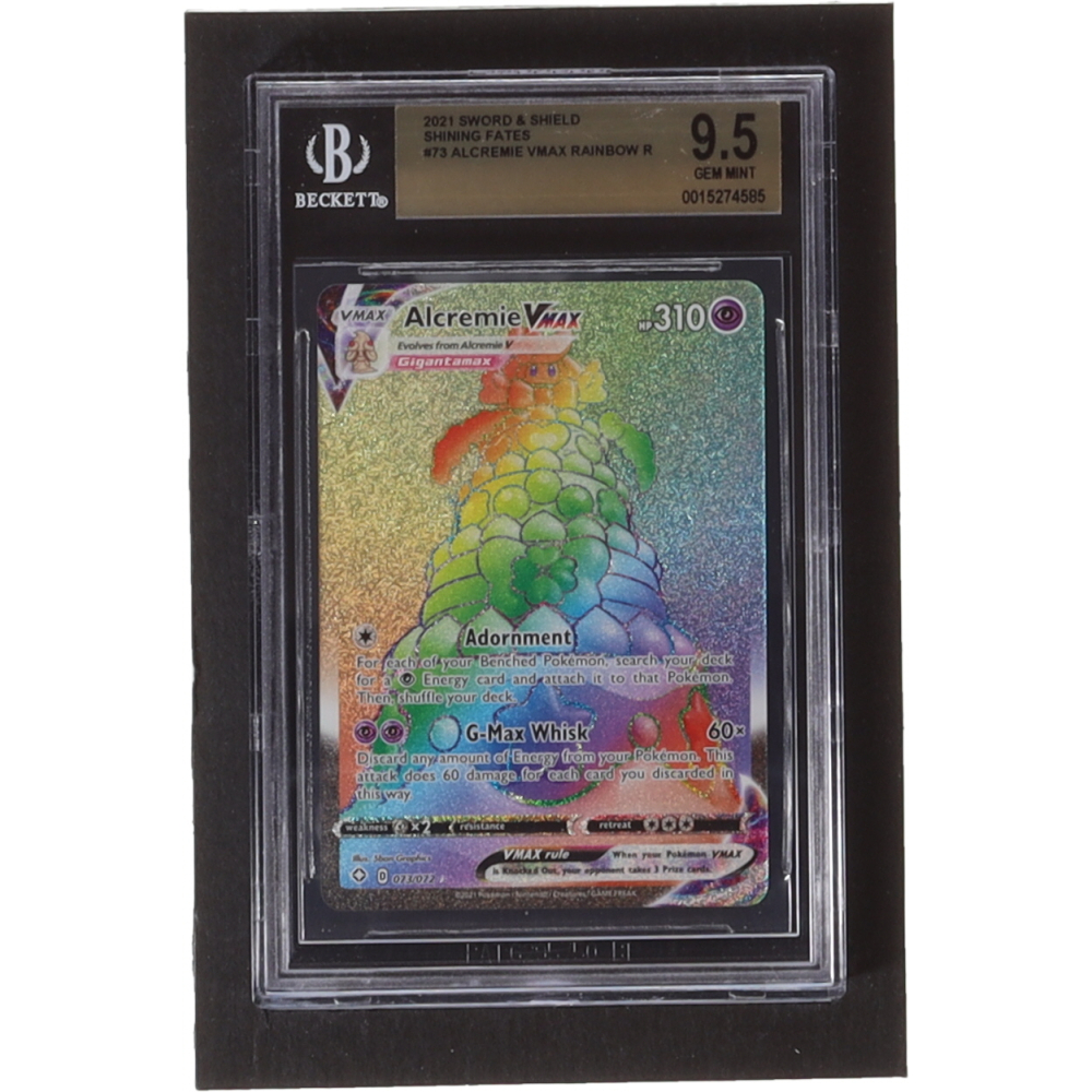 alcremie vmax pokemon card value V & - 023/073 Champion's Path Weakness / Resistance / Retreat Cost Alcremie VMAX Pokemon Cards Price