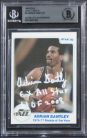 Adrian Dantley Signed 1985 Star Last 11 ROY's #9 Inscribed "6x All Star" & "HOF 2008" (BGS) at PristineAuction.com