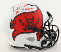 Devin White Signed Buccaneers Full-Size Lunar Eclipse Alternate Speed Helmet Inscribed "SB LV Champs" (Beckett) at PristineAuction.com