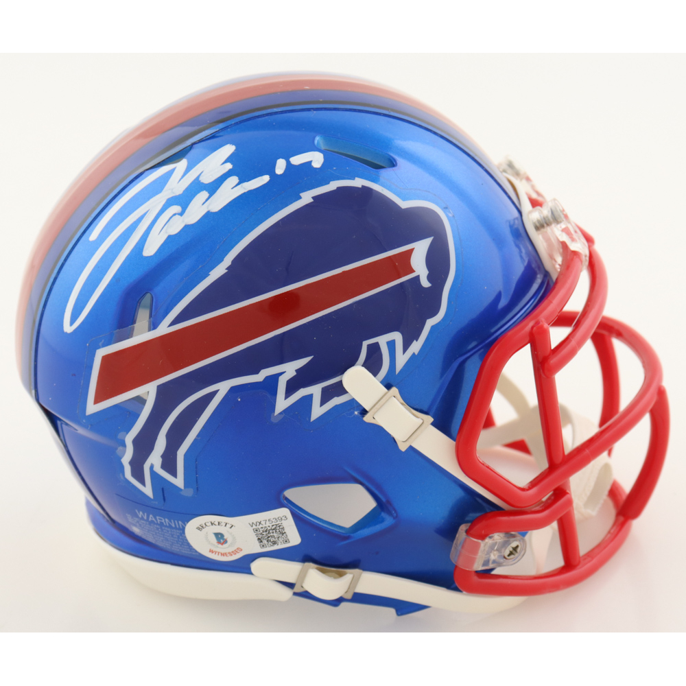 Josh Allen Signed Bills Flash Alternate Speed Mini Helmet (Beckett