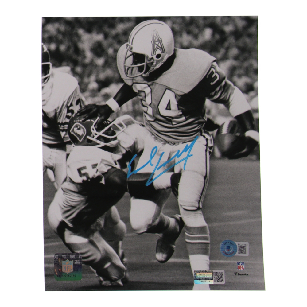 Earl Campbell Signed Oilers 8x10 Photo (Beckett) at PristineAuction.com