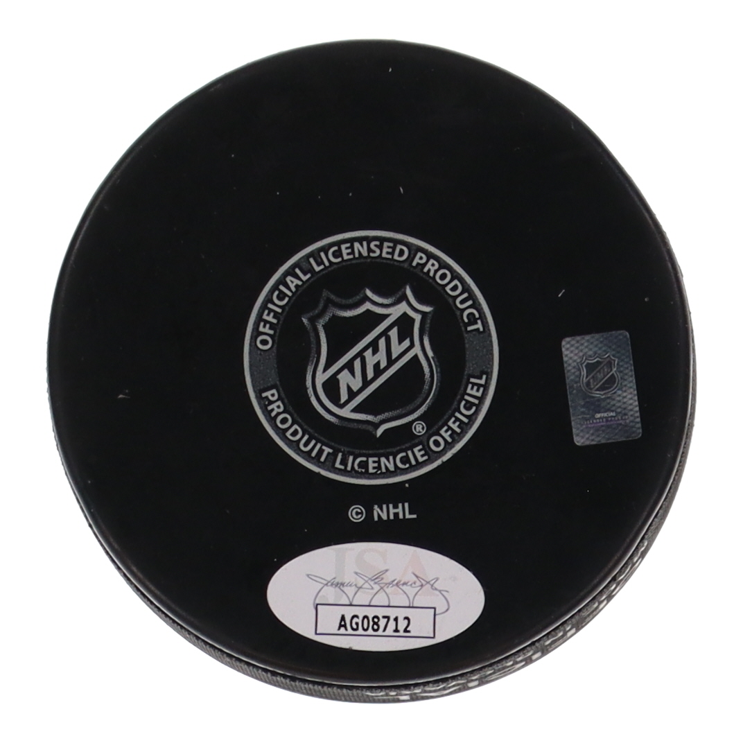 Mika Zibanejad Signed Rangers Logo Hockey Puck (JSA) at PristineAuction.com Mika Zibanejad Signed Rangers Logo Hockey Puck (JSA) at PristineAuction.com