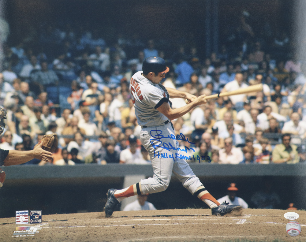 Brooks Robinson Signed Orioles 16x20 Photo Inscribed "Hall Of Fame 1983" (JSA) at PristineAuction.com Brooks Robinson Signed Orioles 16x20 Photo Inscribed "Hall Of Fame 1983" (JSA) at PristineAuction.com
