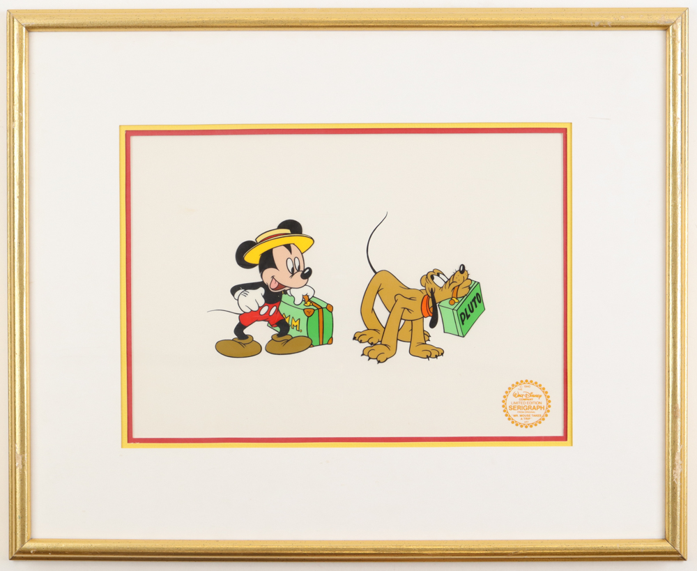 Walt Disney "Mr. Mouse Takes a Trip " LE Custom Framed Animation Serigraph Cel at PristineAuction.com Walt Disney "Mr. Mouse Takes a Trip " LE Custom Framed Animation Serigraph Cel at PristineAuction.com