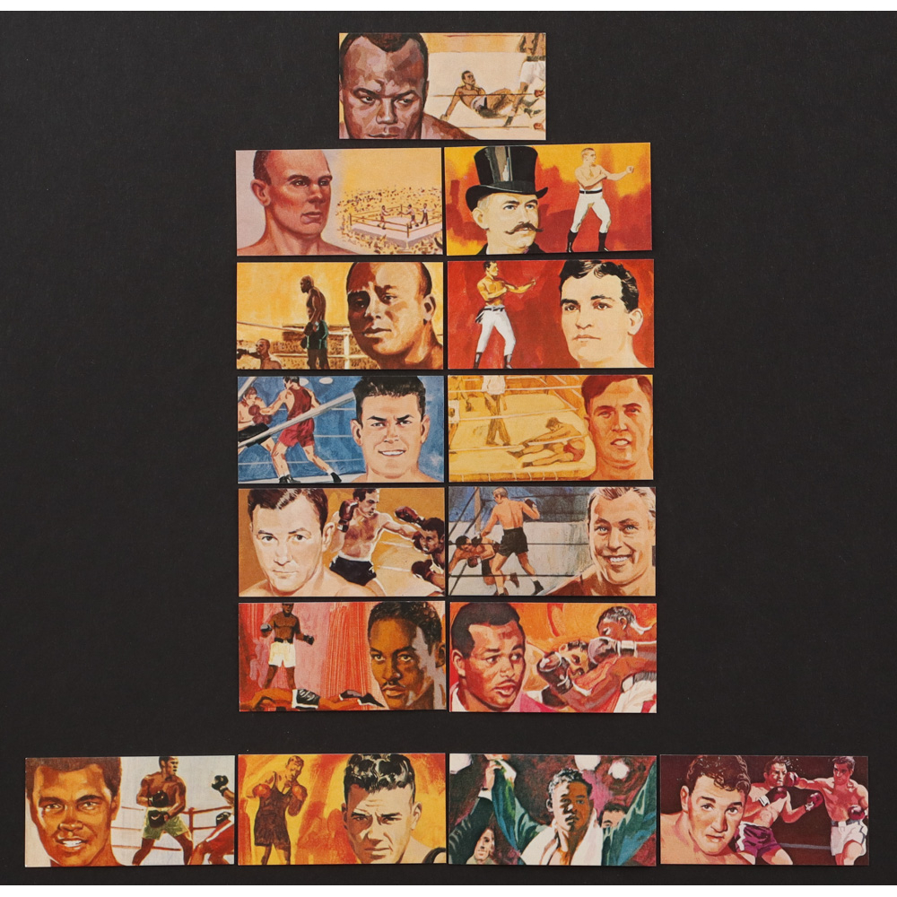 boxing cigarette cards 2003 Sporting Profiles 
