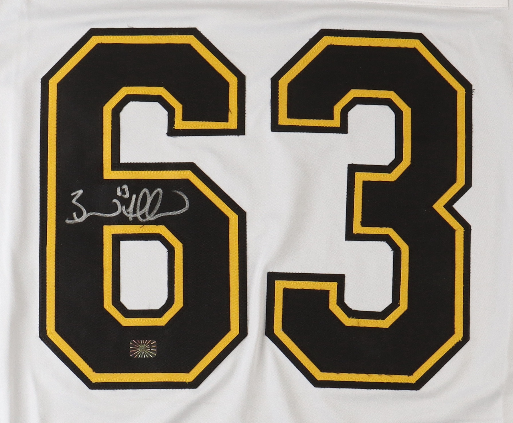 Brad Marchand Signed #63 Jersey Swatch (Marchand) at PristineAuction.com Brad Marchand Signed #63 Jersey Swatch (Marchand) at PristineAuction.com